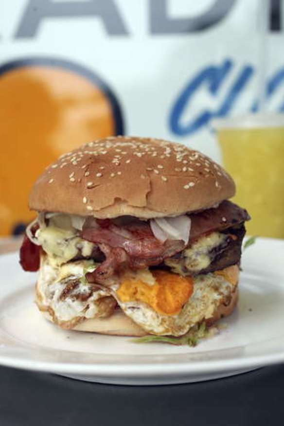 Want fried egg on your burger? Just ask for ''the works''.