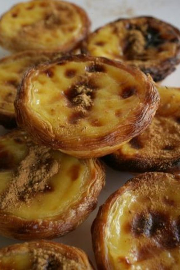 Portuguese custard tarts.