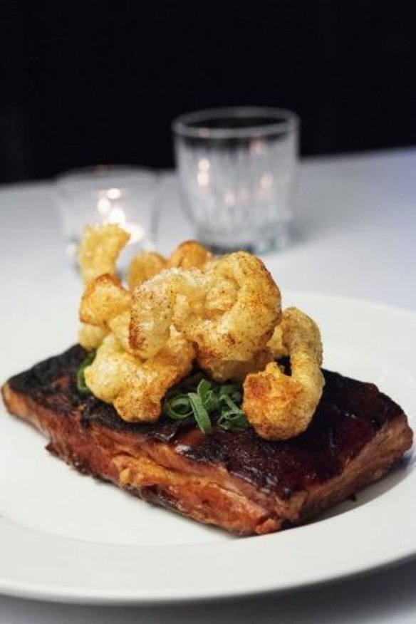 Don't miss the St Louis pork ribs, with Harry's barbecue sauce and crisp pig skin.
