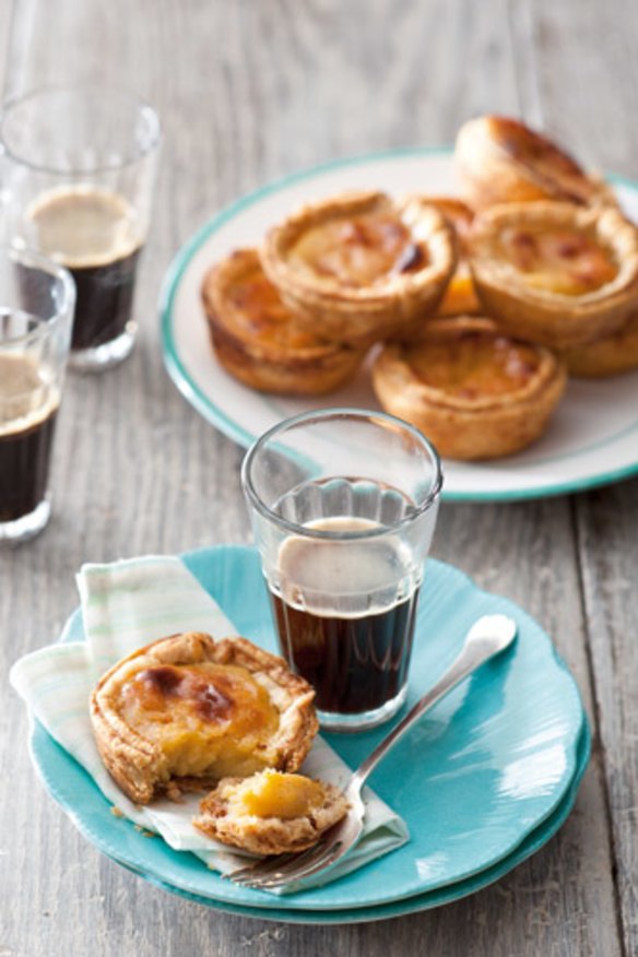 Portuguese pasteis de nata.