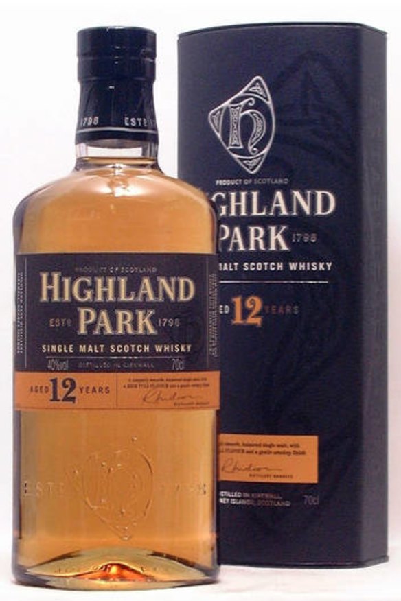 Highland Park fine whisky.
