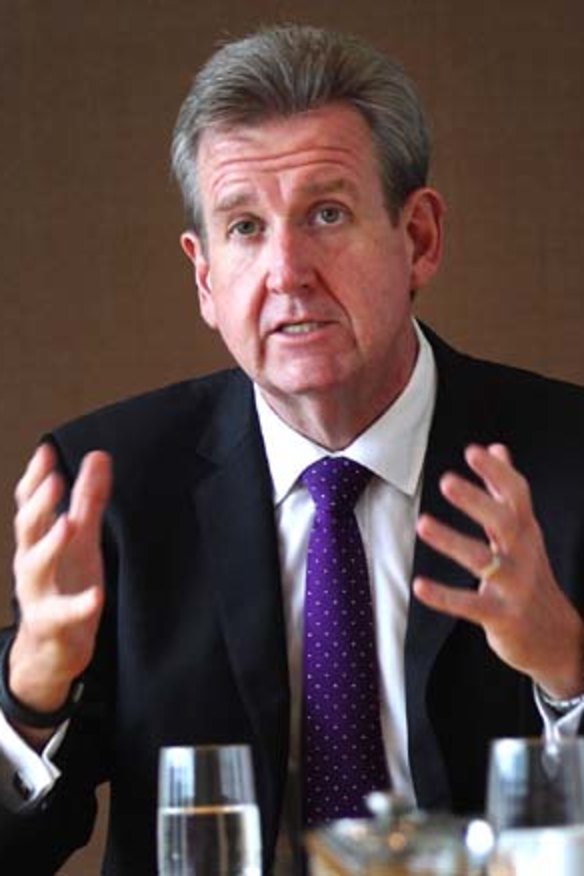 NSW Premier Barry O'Farrell: Wine not declared.