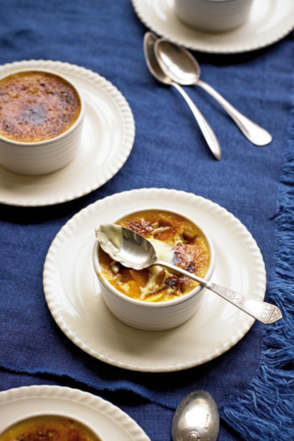 Individual creme brulees with classic toffee topping.