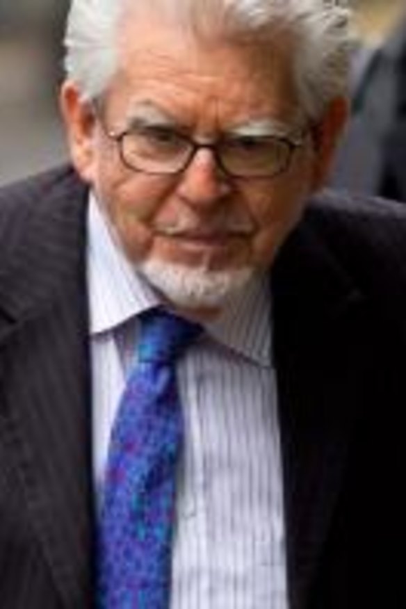 Key supporter: Rolf Harris arrives at Southwark Crown Court with his wife Alwen Hughes.