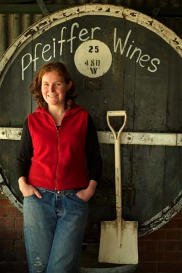 Jen Pfeiffer of Pfeiffer Wines, Rutherglen.