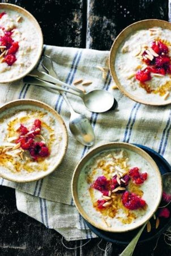 Quinoa and chia seed pudding.