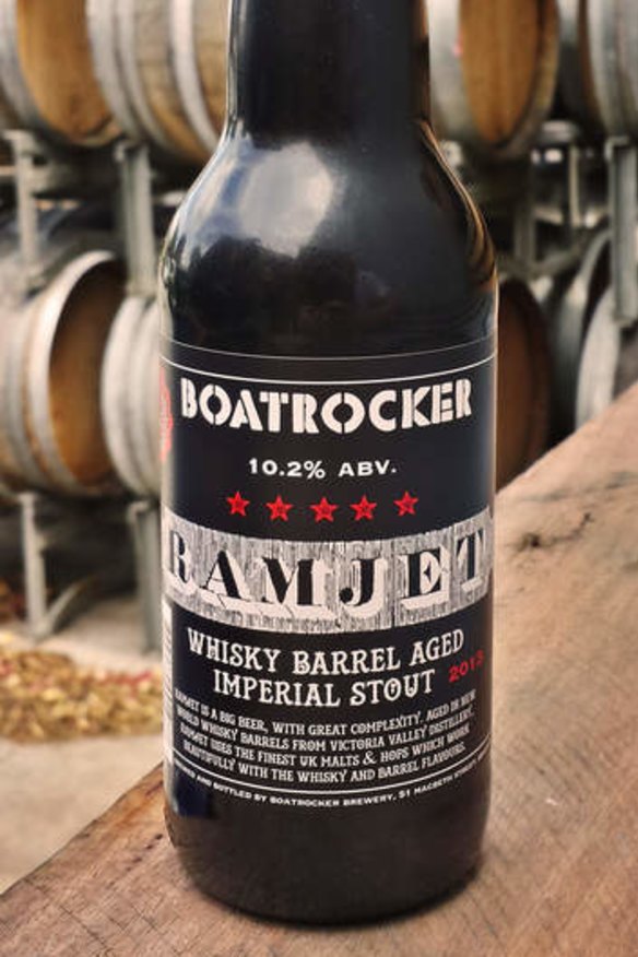 Boatrocker Ramjet: Subtle whisky and wood character.