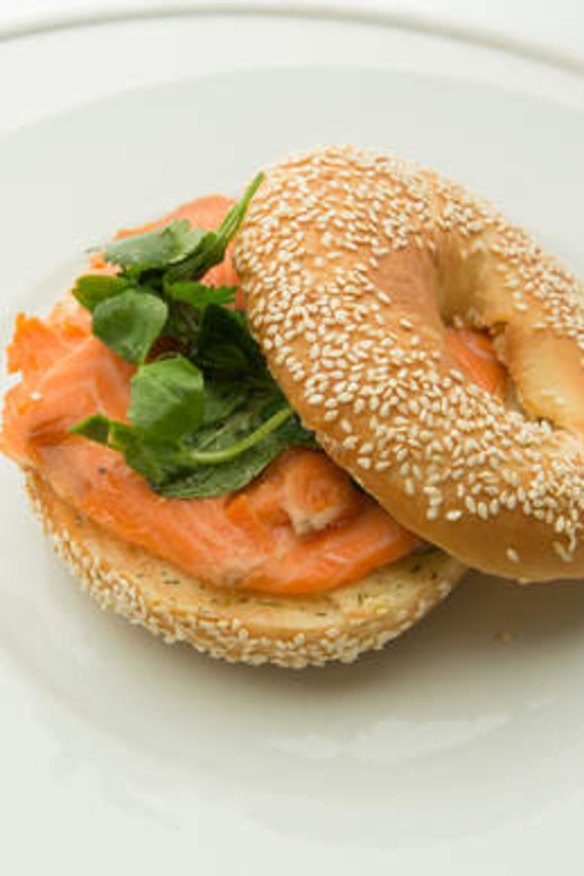 Bagel and lox.