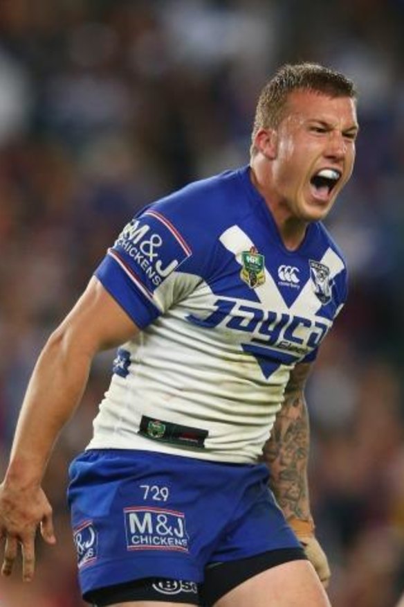 Standing in: Co-captain Trent Hodkinson.