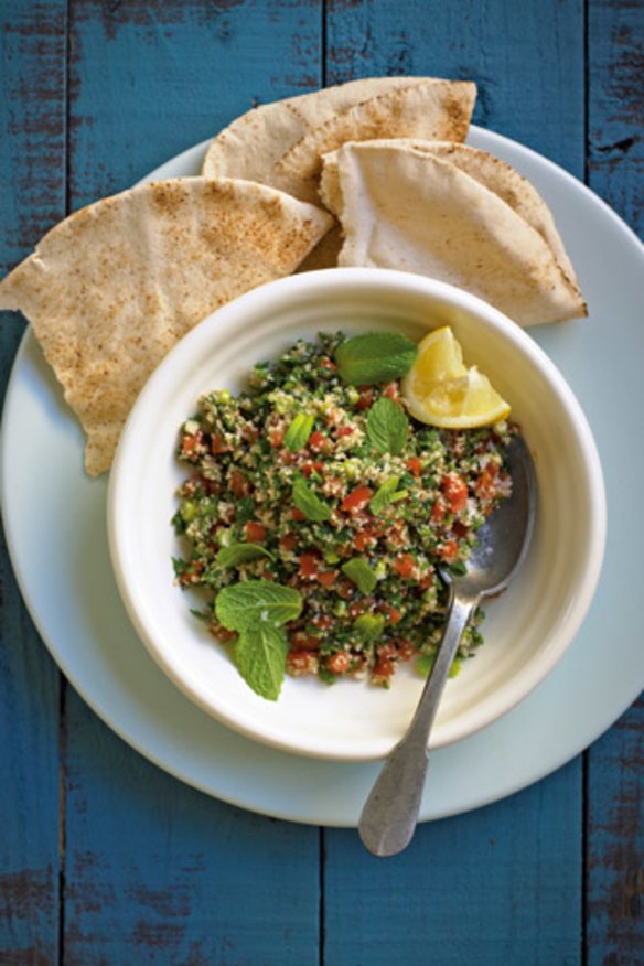 Tabbouleh salad.