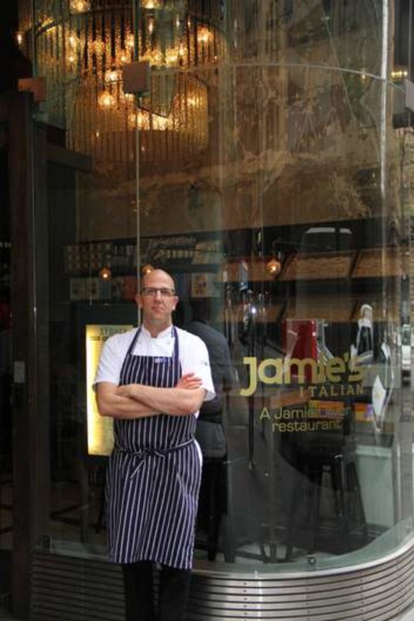 Depth ... Nick Haszard, executive chef of Jamie's Italian, Canberra, who has worked in London, Dubai and South Africa.