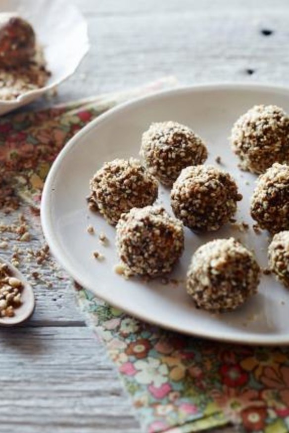 Pete Evans' raw carrot cake bliss balls were a hit with the paleo crowd.