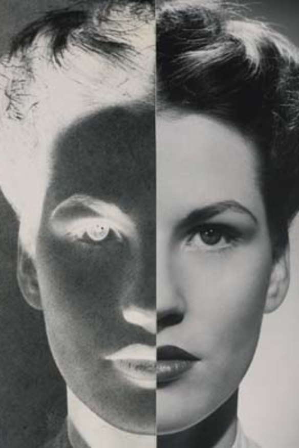 <i>Positive-negative face</i> by Rob Hillier, 1947.