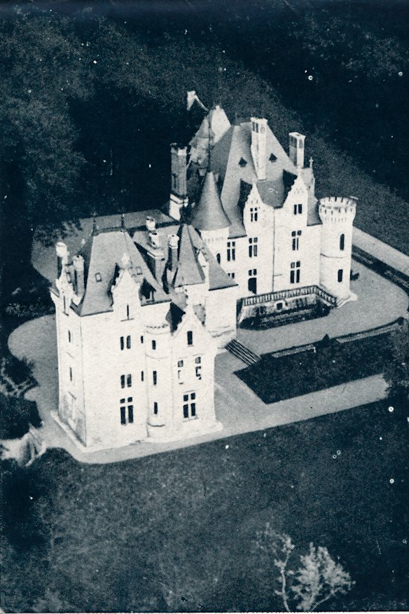 The Chateau de Cande, France. The location of the 1937 wedding between Wallis Simpson and the abdicated King Edward VIII. 