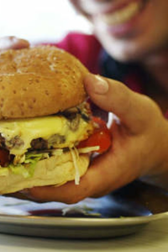 What? An Aussie-style burger "with the lot".