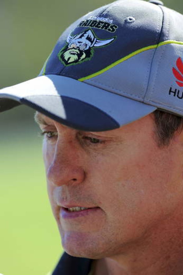 Canberra Raiders head coach, David Furner.