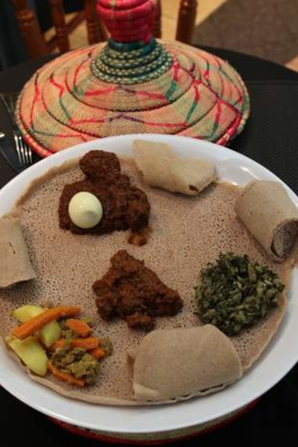 Head to Footscray for some injera, an African flatbread.