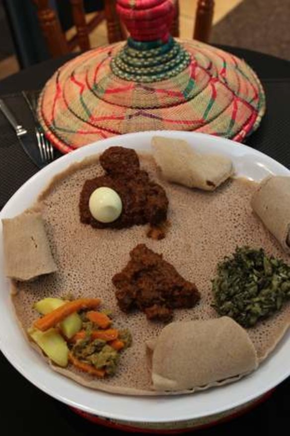 Head to Footscray for some injera, an African flatbread.