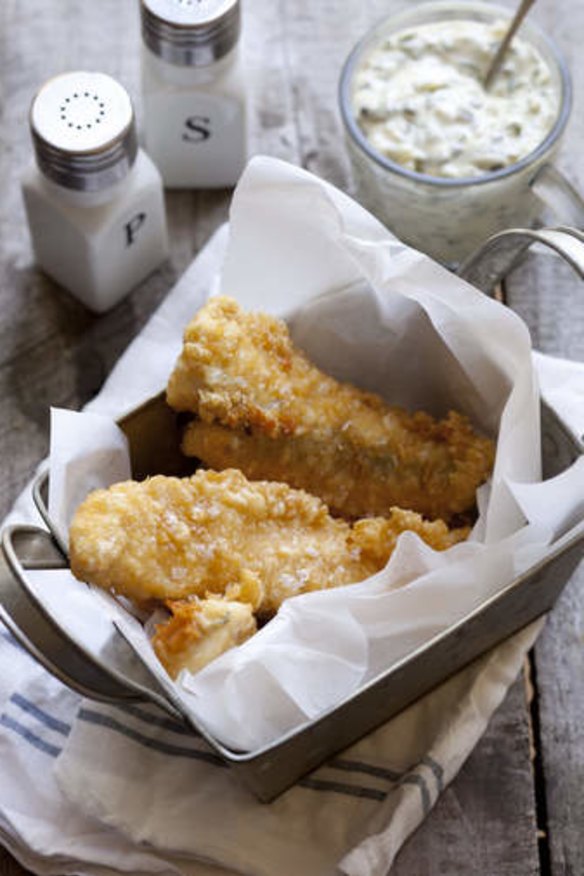 Eat now: battered fish is at its most crisp as soon as it comes out of the deep fryer.