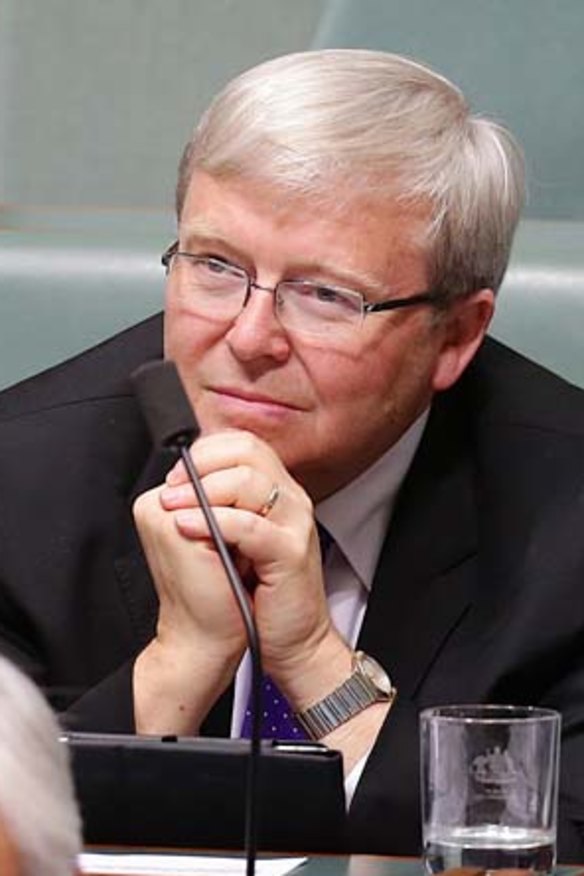 "Casts a long shadow" within Labor: Kevin Rudd.