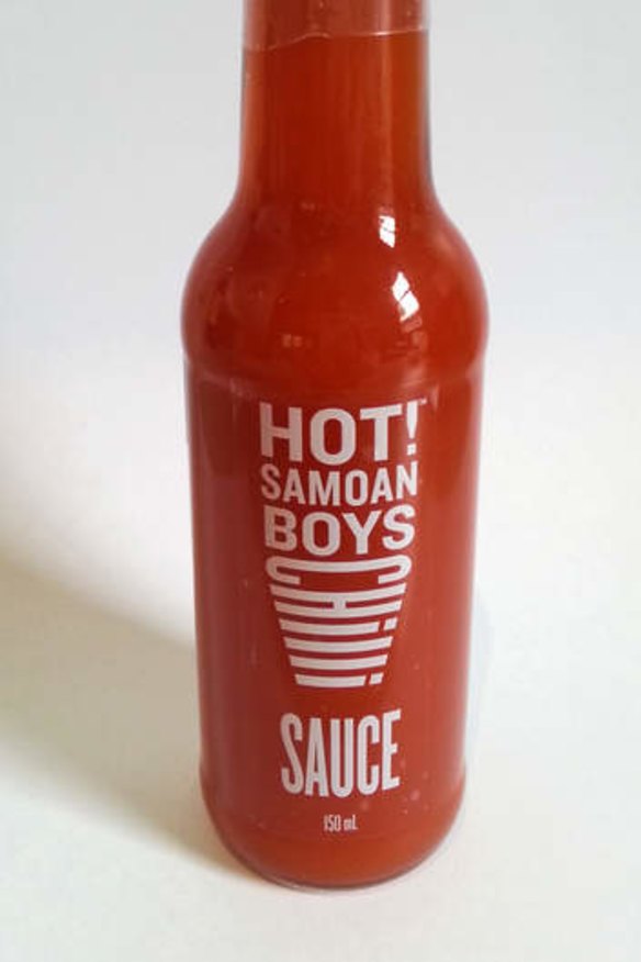 Tropical heat: Hot! Samoan Boys Chilli Sauce.