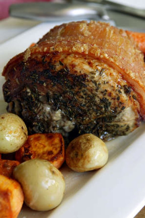 Italian-style roast pork.