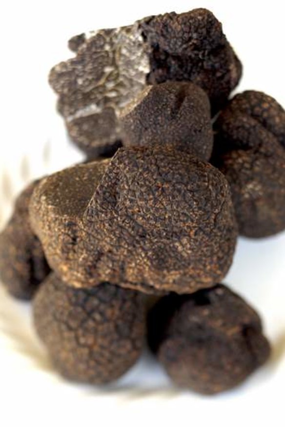 Australian-grown black truffles.
