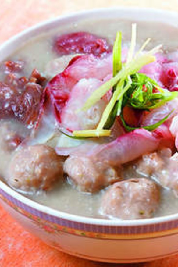 One of Sang Kee Congee shop's offerings.