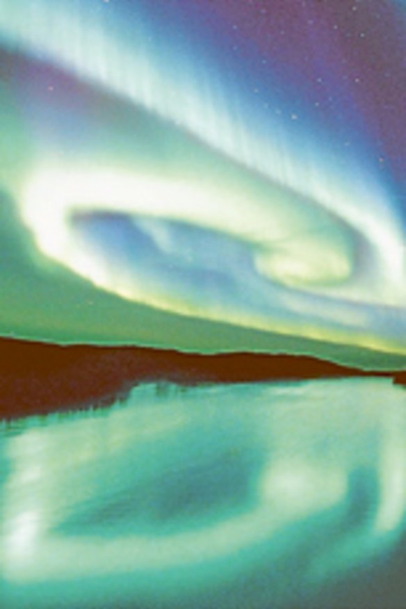 The northern lights as seen from Alaska.