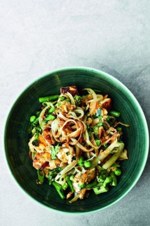 Singapore rice noodles, from It's All Easy: Delicious Weekday Recipes for the Super-Busy Home Cook, by Gwyneth Paltrow. Hachette Australia. $45.