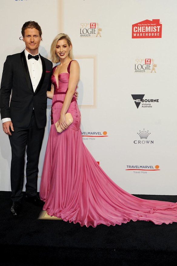 Last public appearance: Nation with Richie Strahan at the Logie Awards in April.