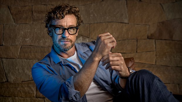 The Australian actor plays Nicole Kidman's husband in the crime drama -- and, for once, he's happy he's not the lead.