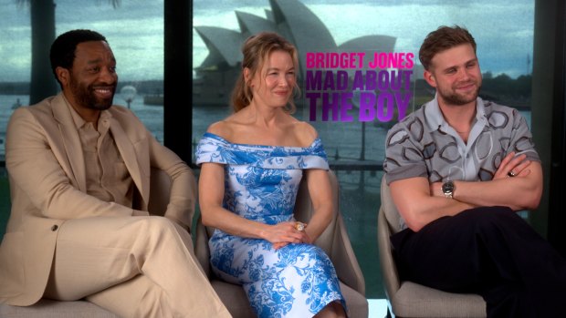 Senior culture writer of The SMH and The Age, Louise Rugendyke, chats to the cast of 'Bridget Jones: Mad About The Boy'.