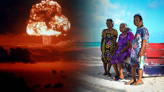 The Castle Bravo bomb was detonated in 1954 at Bikini Atoll, just 140 kilometres from Rongelap Atoll, a classic Pacific paradise with an enormous lagoon.