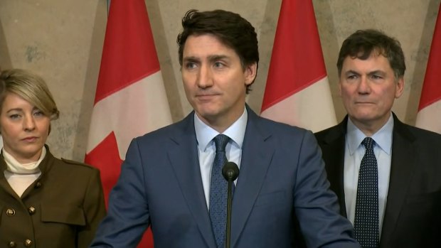 Prime Minister Justin Trudeau outlines Canada's response to the US decision to impose tariffs on Canadian goods.