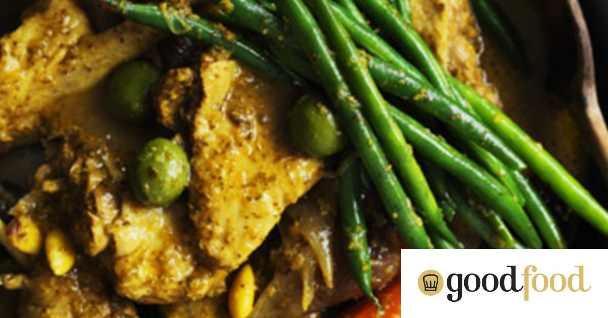 Duck, olive and date tagine