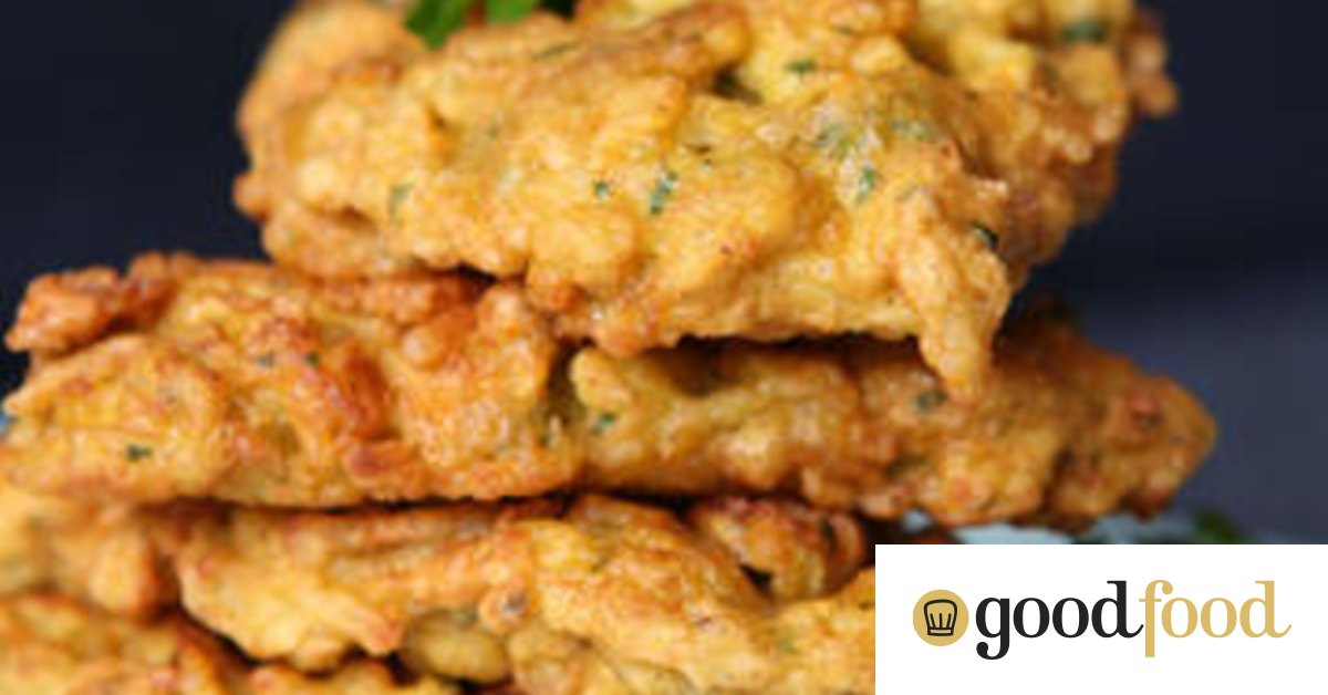 Spicy cauliflower fritters