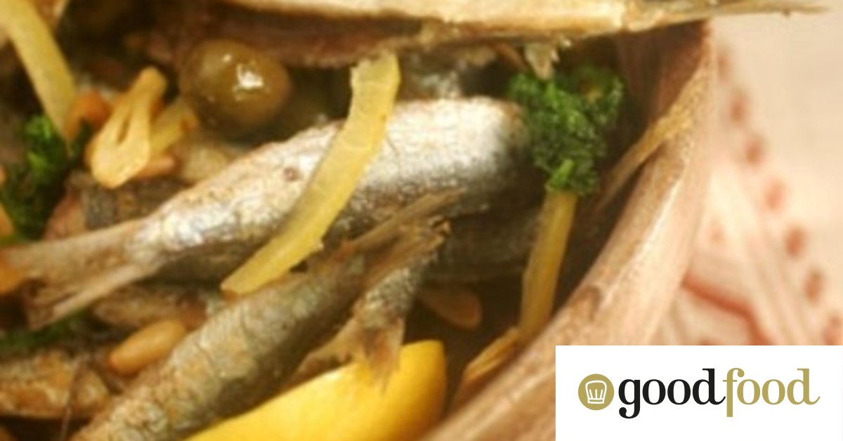 Roasted Sardines with Olives, Capers and Parsley Recipe - Chris