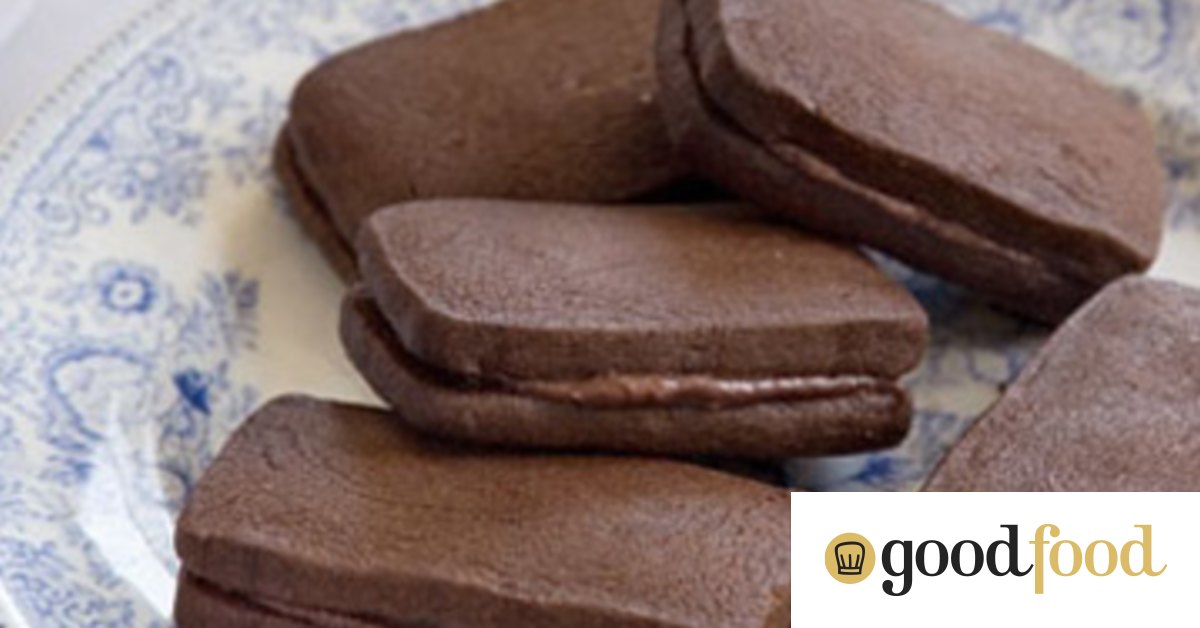 Chocolate fudge biscuit sandwiches recipe
