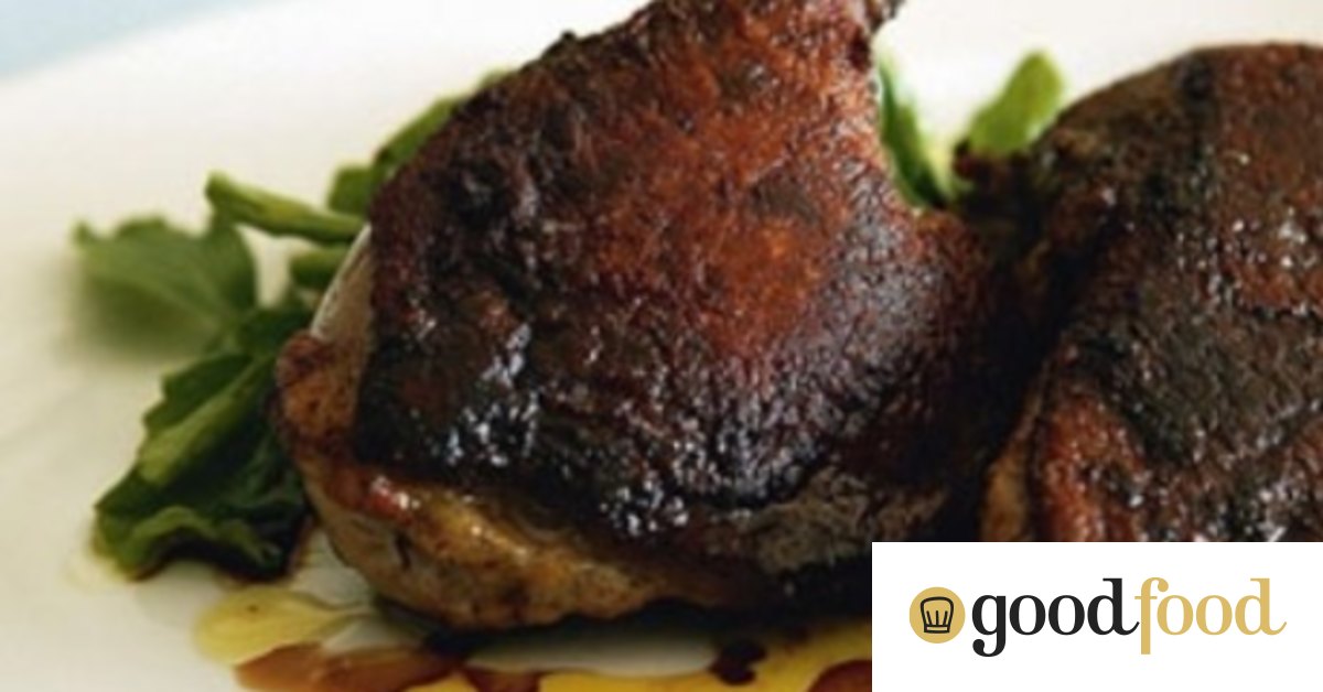 Roast duck with balsamic vinegar