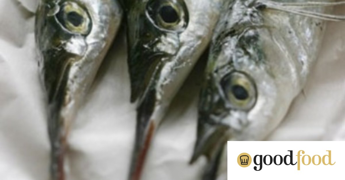 Deepfried whole garfish with szechuan pepper and salt