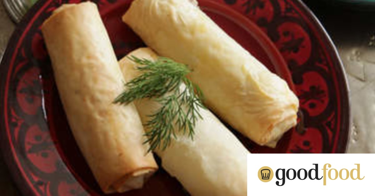 Cheese and mint rolls