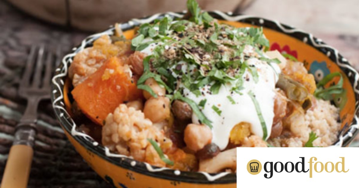 Slowcooker vegetable tagine