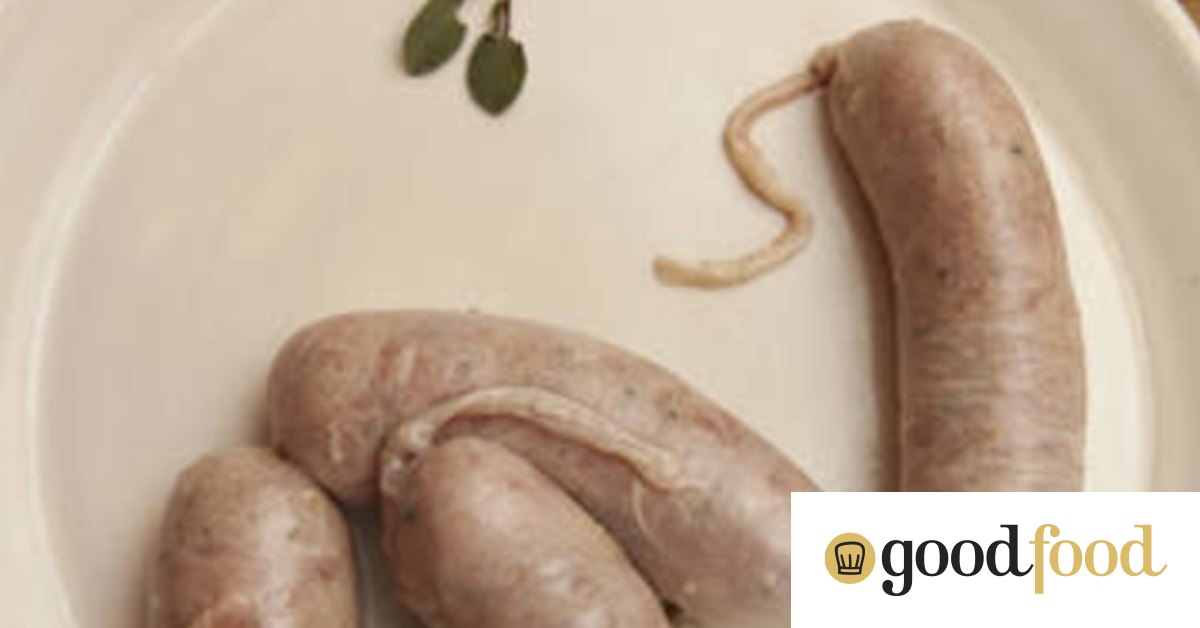 Frenchstyle pork and honey sausages