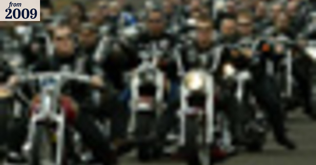 Bikie 'colours' banned from Morcombe charity ride