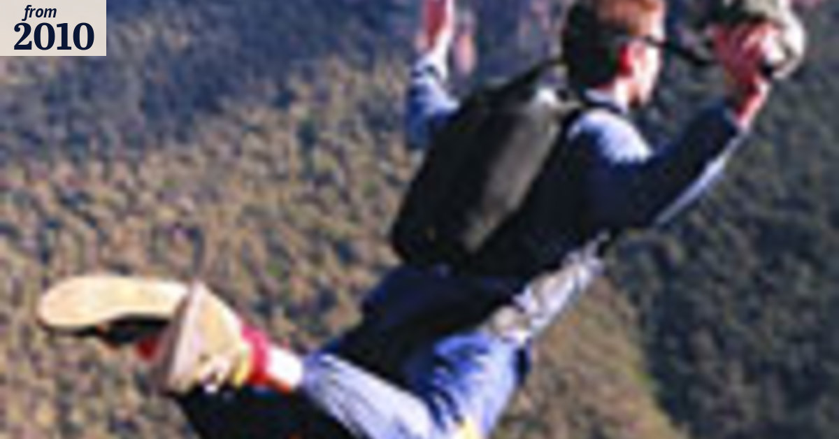 'Age no barrier to BASE jumping'
