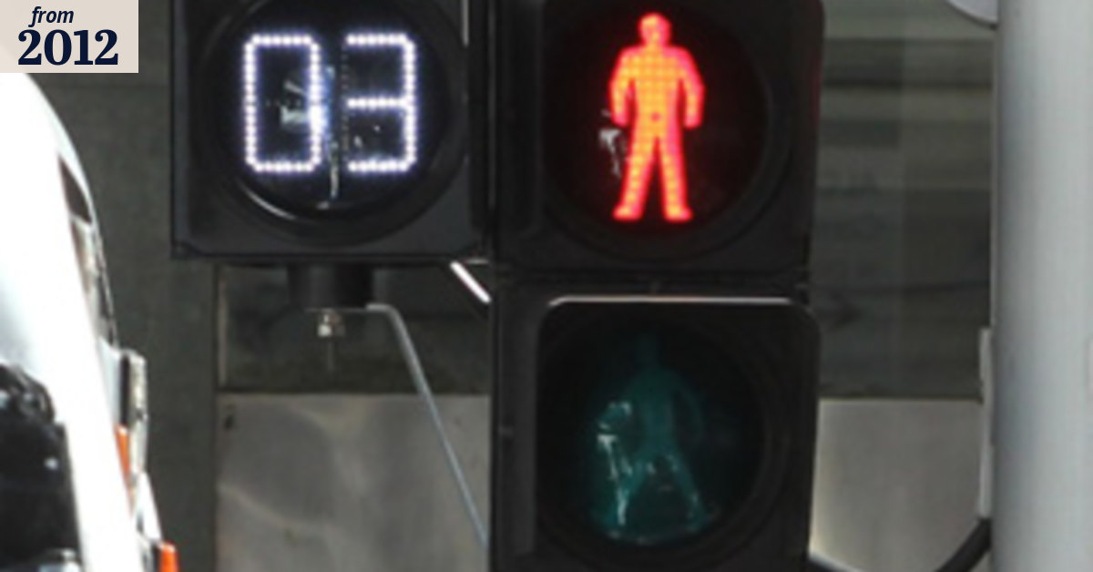 Crossing countdowns for city centre