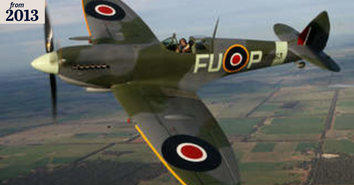 Search for buried Spitfires