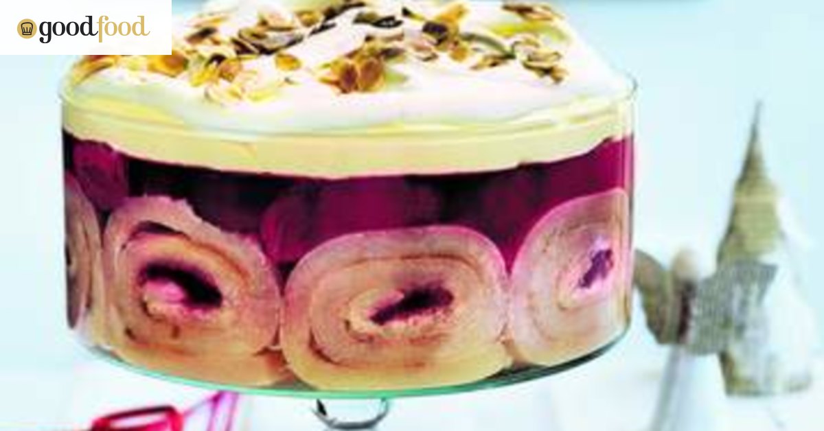 Plum pudding trifle