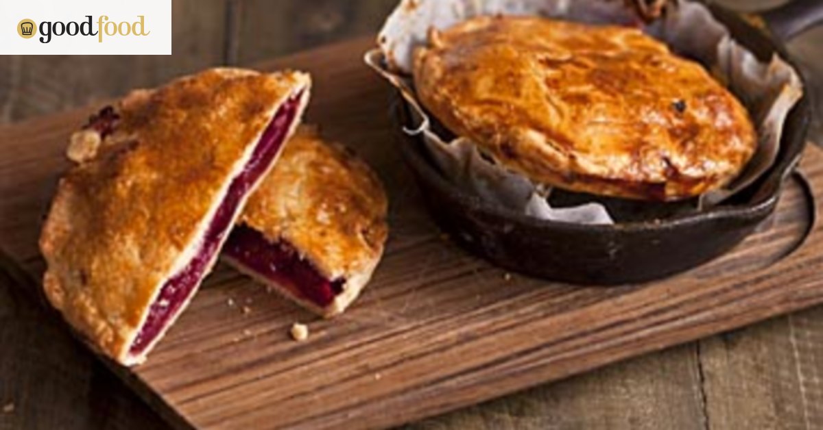 Basque cherry pie